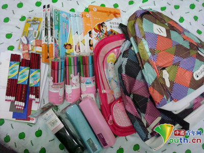 中國農大支教團傳亮愛心 資助貧困生辦公用品，點亮求學之路